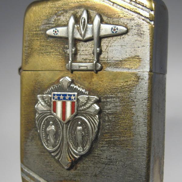 (339) ZIPPO [=1938-40=] (3 barrel) =RELIGIOUS , Bombowiec P-38=