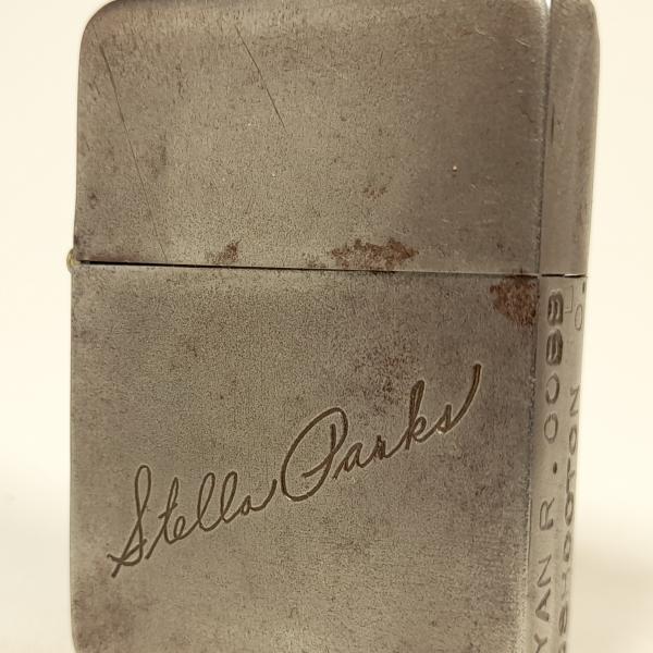 (147) ZIPPO [=1942=] (5 barrel) WWII =STELLA PARKS=